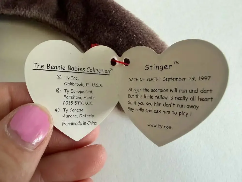 Ty Beanie Baby Stinger the Scorpion Plush Toy